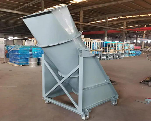 Rotating kiln cooling fan